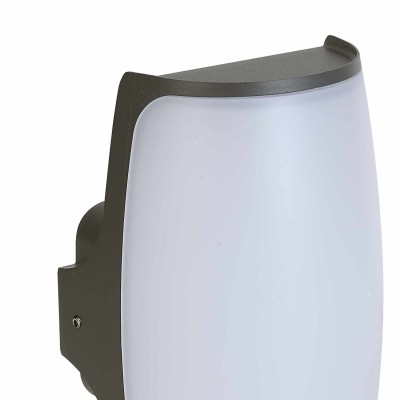 COD.47200 APPLIQUE DA ESTERNO LED 12W MODELLO ANDORRA ANTRACITE 2