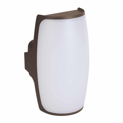 COD.47210 APLIQUE EXTERIOR LED 12W MODELO ANDORRA MARROM