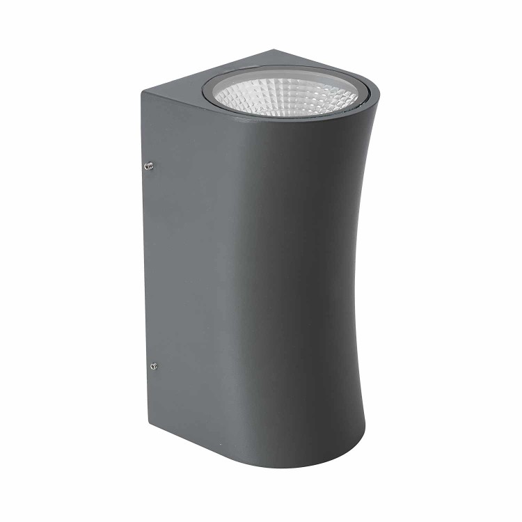 COD.47300 APLIQUE EXTERIOR LED 2X5W MODELO MALI ANTRACITE