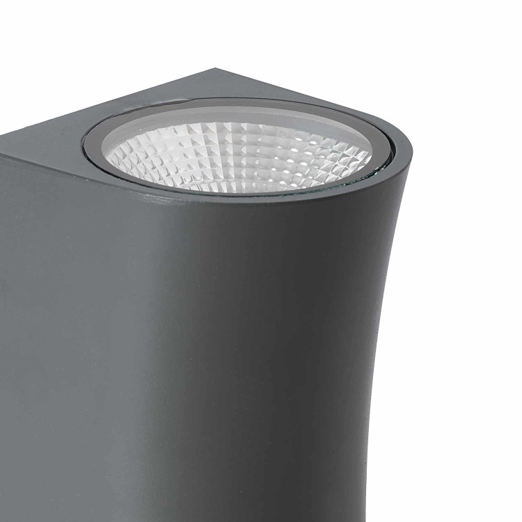 COD.47300 APLIQUE EXTERIOR LED 2X5W MODELO MALI ANTRACITE