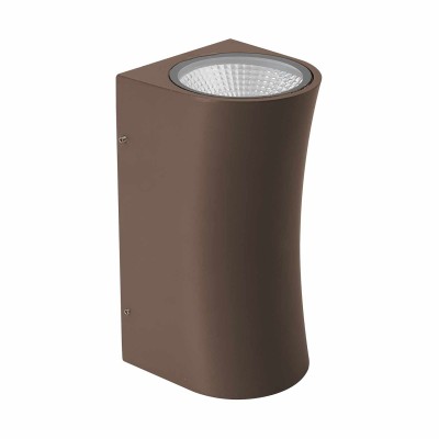 COD.47310 APLIQUE EXTERIOR LED 2X5W MODELO MALI MARROM