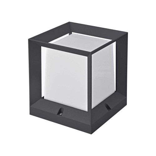 COD.45210 SOBREMURO EXTERIOR 1X100W MODELO PANAMÁ COR ANTRACITE 16X18,5CM