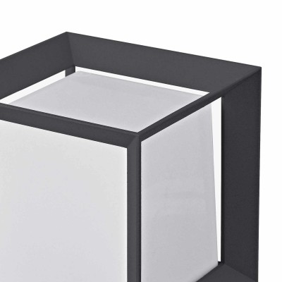 COD.45210 SOBREMURO EXTERIOR 1X100W MODELO PANAMÁ COLOR ANTRACITA 16X18,5CM 2