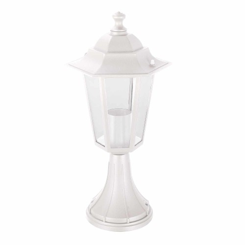 Cod.45500 Outdoor Outdoor 1x60W Modello esagonale Modello bianco Colore bianco