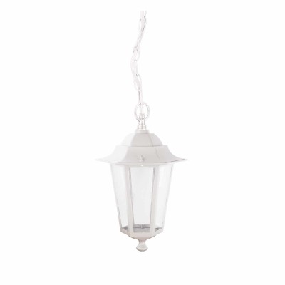 COD.45550 SUSPENSION D’EXTÉRIEUR 1X60W MODÈLE HEXAGONAL COULEUR BLANCHE 2