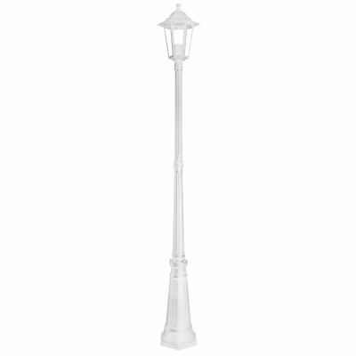 COD.45600 LAMPIONE DA ESTERNO 1X60W MODELLO ESAGONALE COLORE BIANCO