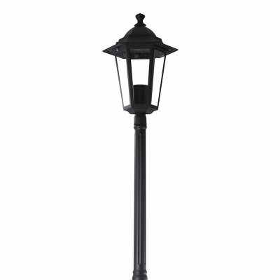 COD.45610 FAROLA EXTERIOR 1X60W MODELO HEXAGONAL COLOR NEGRO 2