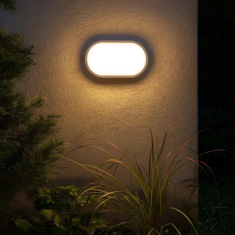 COD.54500 APLIQUE EXTERIOR LED 20W MODELO OVAL