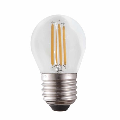 COD.49530 BOMBILLA LED G45 FILAMENTO E27 4W 3000K
