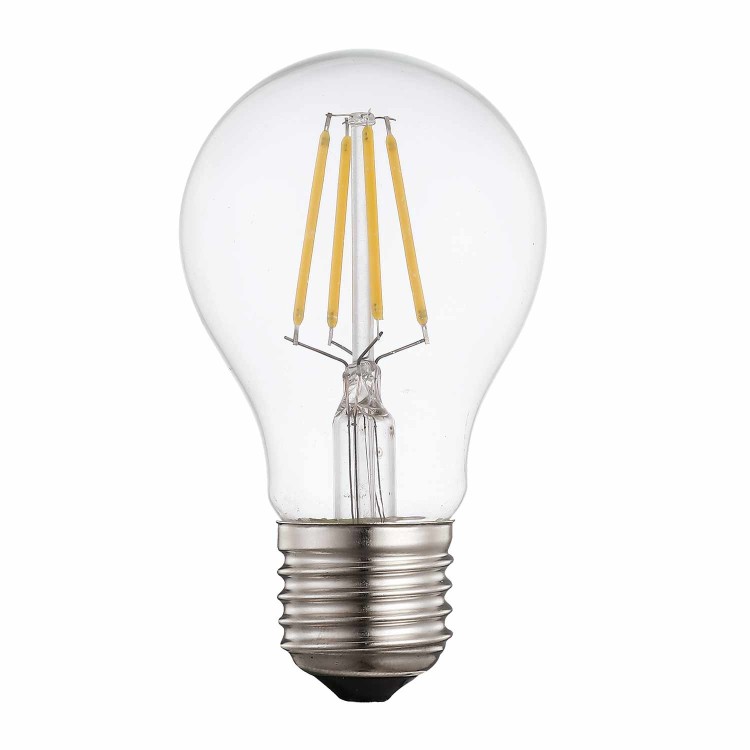 COD.49540 LAMPADINA LED A60 FILAMENTO E27 7W 2700K