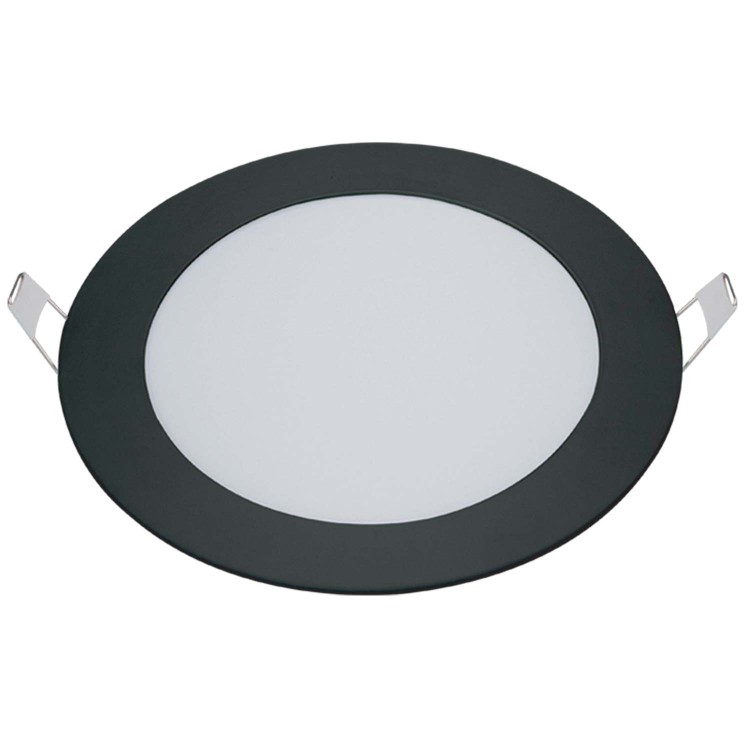 CÓD.56630 DOWNLIGHT CIRCULAR PRETO COM SELETOR DE COR LED 18W