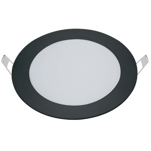CÓD.56630 DOWNLIGHT CIRCULAR PRETO COM SELETOR DE COR LED 18W
