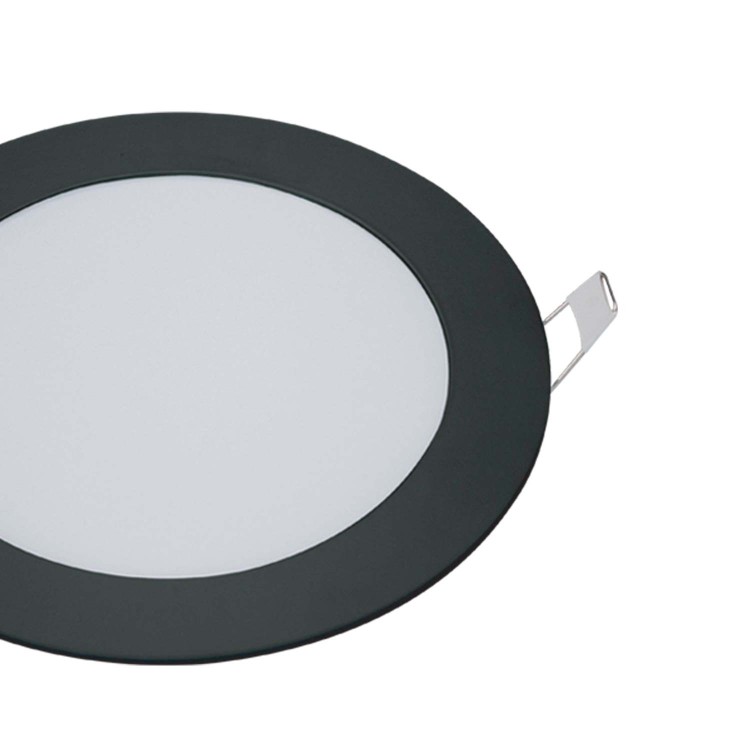 KOD.56630 RUNDER SCHWARZER DOWNLIGHT MIT FARBAUSWAHL LED 18W