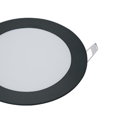 CÓD.56630 DOWNLIGHT CIRCULAR PRETO COM SELETOR DE COR LED 18W