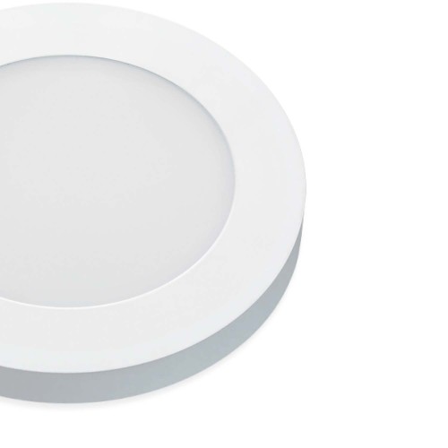 CÓD. 56710 DOWNLIGHT CIRCULAR DE SUPERFÍCIE BRANCO COM SELETOR DE COR LED 18W