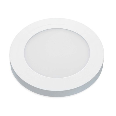 COD. 56710 DOWNLIGHT CIRCULAIRE BLANC DE SURFACE AVEC SÉLECTEUR DE COULEUR LED 18W