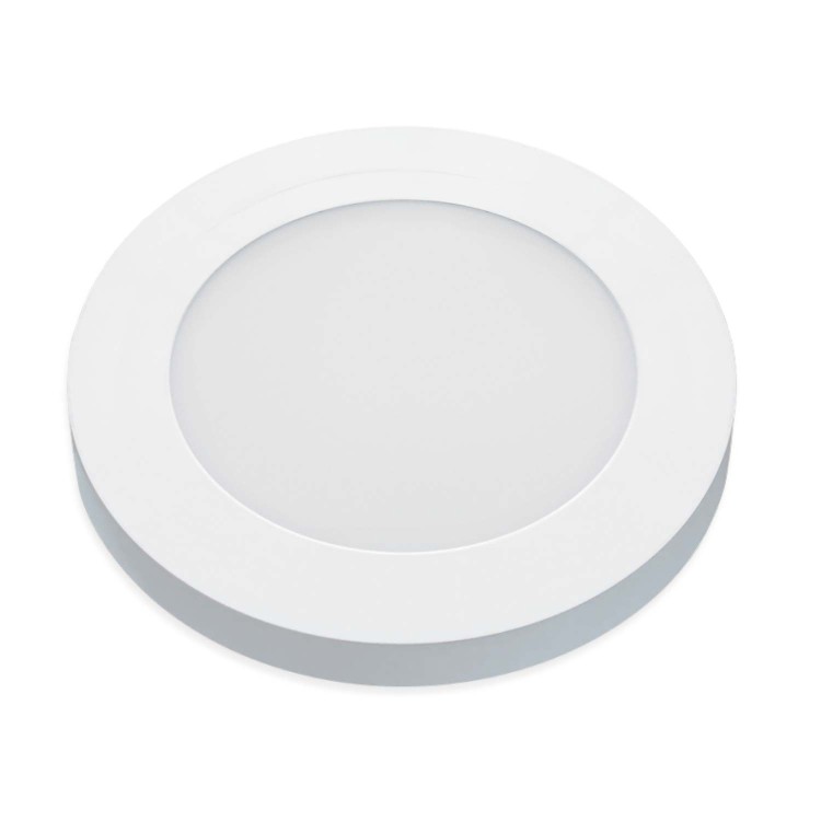 CÓD. 56710 DOWNLIGHT CIRCULAR DE SUPERFÍCIE BRANCO COM SELETOR DE COR LED 18W