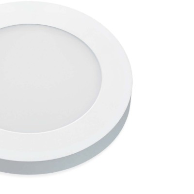 CÓD. 56720 DOWNLIGHT CIRCULAR DE SUPERFÍCIE BRANCO COM SELETOR DE COR LED 24W 2