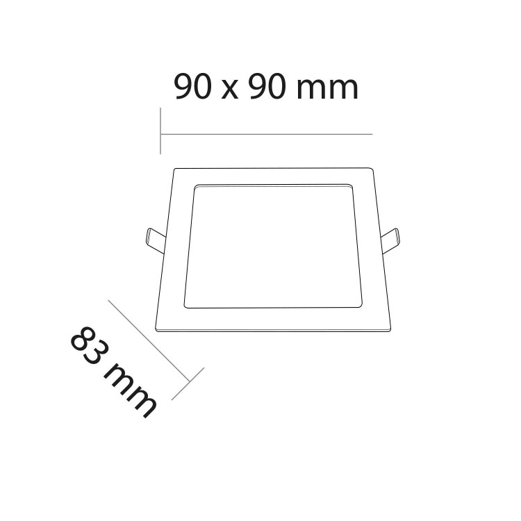 CÓD. 42200 SPOT DE SUPERFÍCIE LED 6W