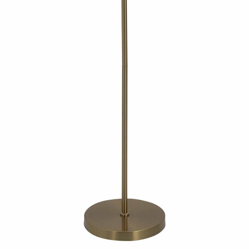 CÓD.3310 LUMINÁRIA DE PÉ LED ACRÍLICO BRANCO E AÇO DOURADO