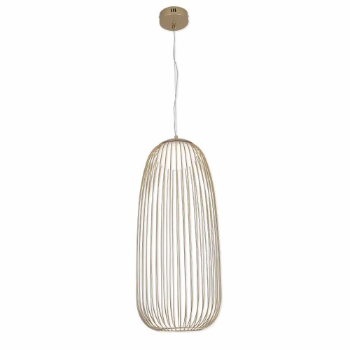 CÓD.3293 LÁMPARA LED ACRÍLICO Y ACERO PINTADO DORADO