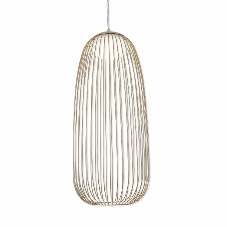 CÓD.3293 LÁMPARA LED ACRÍLICO Y ACERO PINTADO DORADO