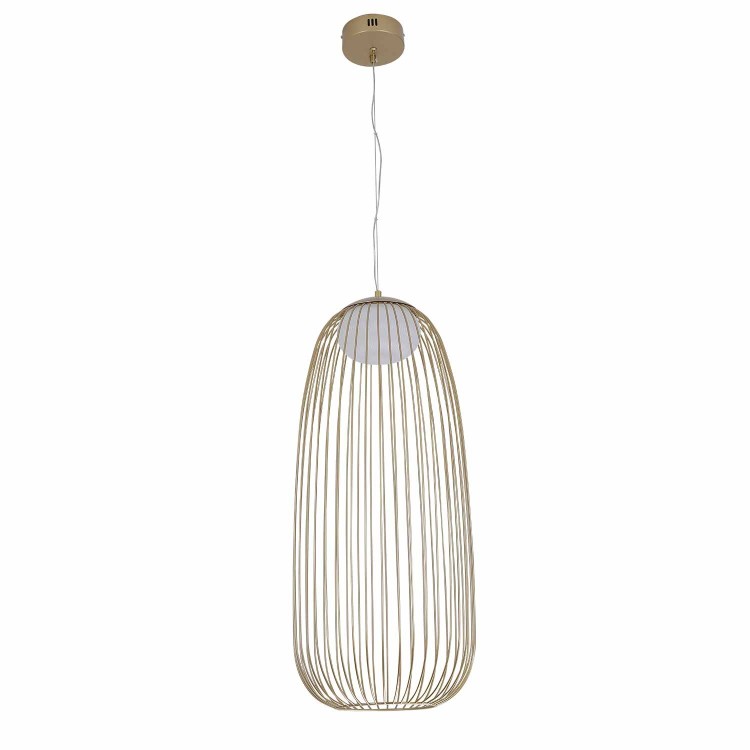 CÓD.3293 LÁMPARA LED ACRÍLICO Y ACERO PINTADO DORADO