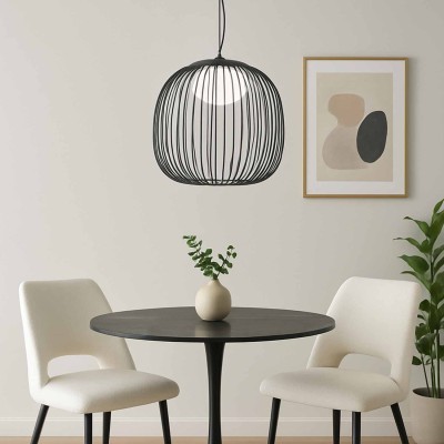 CÓD.3294 LÂMPADA LED ACRÍLICO E AÇO PINTADO DE PRETO