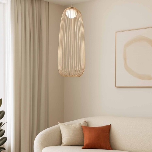 CÓD.3293 LÁMPARA LED ACRÍLICO Y ACERO PINTADO DORADO