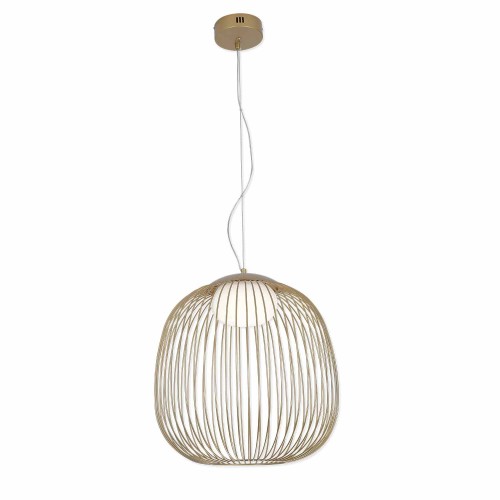 CÓD.3295 LÁMPARA LED ACRÍLICO Y ACERO PINTADO DORADO