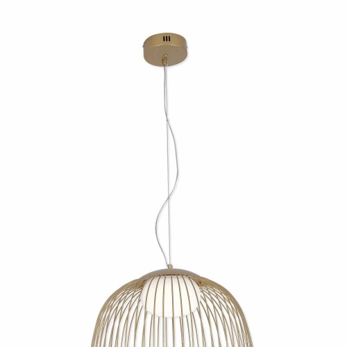CÓD.3295 LÁMPARA LED ACRÍLICO Y ACERO PINTADO DORADO