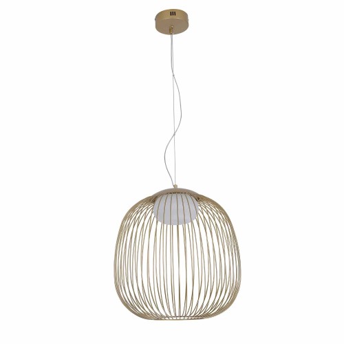 CÓD.3295 LÁMPARA LED ACRÍLICO Y ACERO PINTADO DORADO