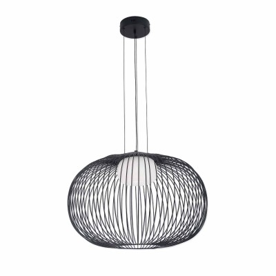 CÓD.3296 LED-LAMPE ACRYL UND SCHWARZ LACKIERTER STAHL 2