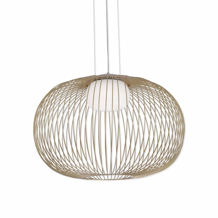 CÓD.3297 LED-LAMPE ACRYL UND GOLD LACKIERTER STAHL