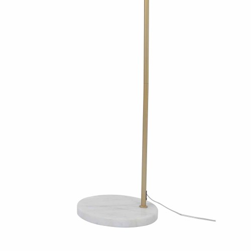 CÓD.3299 LUMINÁRIA DE PÉ LED ACRÍLICO E AÇO PINTADO DOURADO