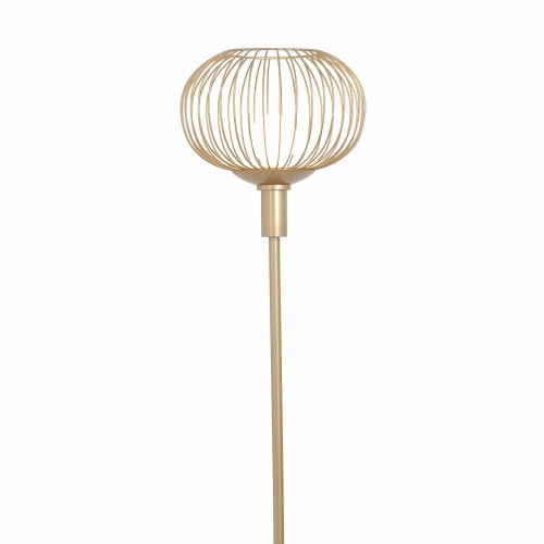 CÓD.3301 LUMINÁRIA DE PÉ LED ACRÍLICO E AÇO PINTADO DOURADO
