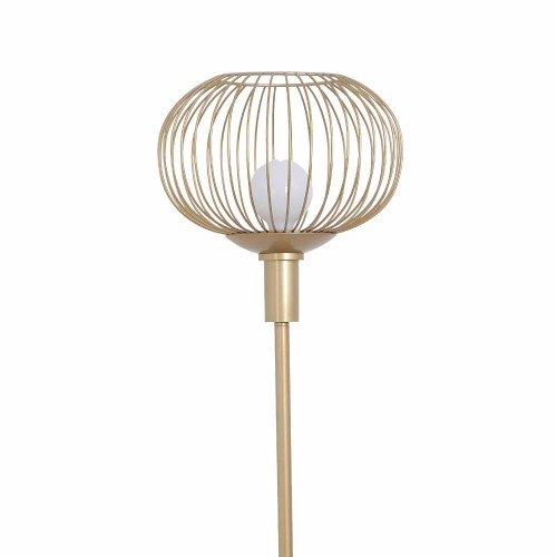CÓD.3301 LUMINÁRIA DE PÉ LED ACRÍLICO E AÇO PINTADO DOURADO