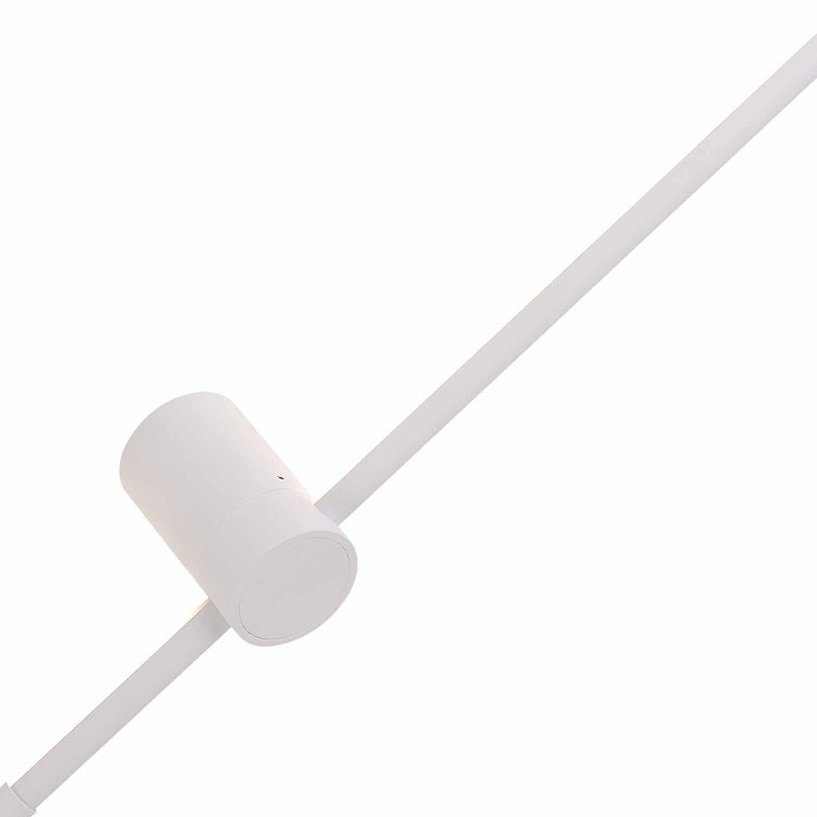 CÓD.6090 APPLIQUE LED ACIER PEINT BLANC ET DIFFUSEUR ACRYLIQUE 60CM