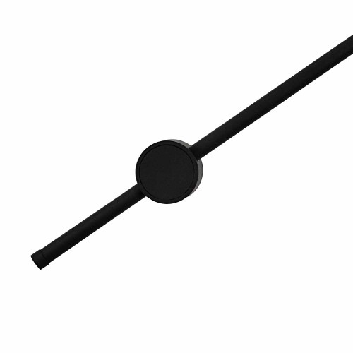 CÓD.6005 APLIQUE LED AÇO PINTADO PRETO E DIFUSOR ACRÍLICO 60CM