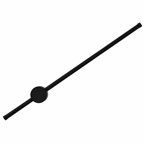 CÓD.6005 APLIQUE LED AÇO PINTADO PRETO E DIFUSOR ACRÍLICO 60CM