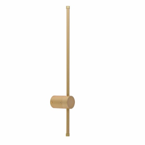 CÓD.6091 APLIQUE LED AÇO PINTADO DOURADO E DIFUSOR ACRÍLICO 60CM