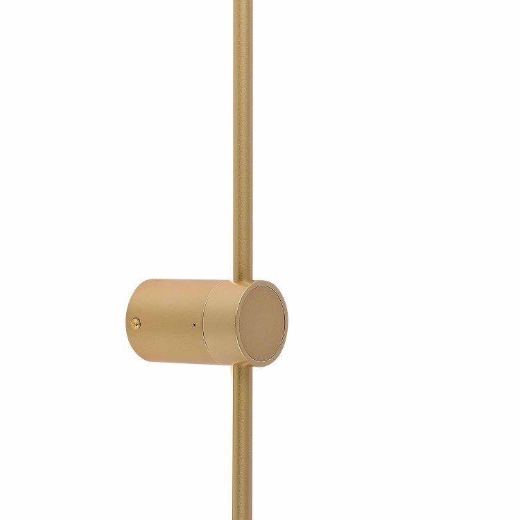 CÓD.6091 APLIQUE LED ACERO PINTADO DORADO Y DIFUSOR ACRÍLICO 60CM