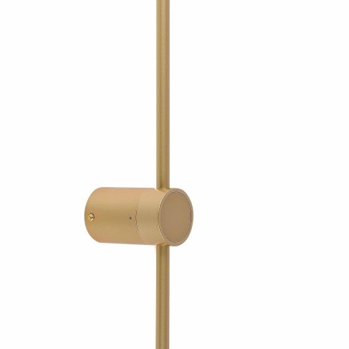CÓD.6091 APLIQUE LED AÇO PINTADO DOURADO E DIFUSOR ACRÍLICO 60CM