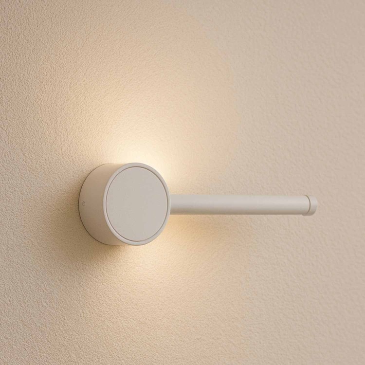 CÓD.6088 APLIQUE LED AÇO PINTADO BRANCO E DIFUSOR ACRÍLICO 40CM