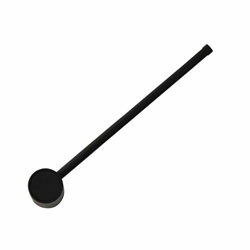CÓD.6004 APLIQUE LED AÇO PINTADO PRETO COM DIFUSOR ACRÍLICO 40CM
