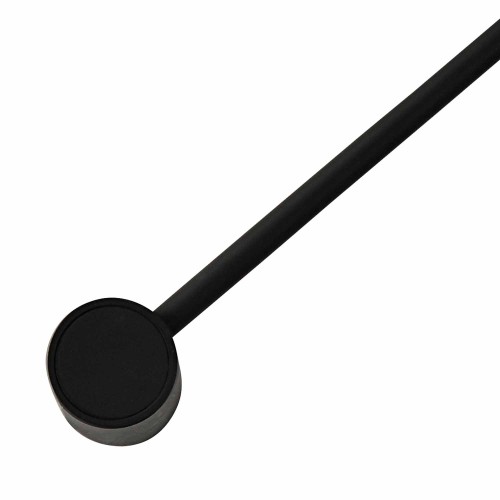 CÓD.6004 APLIQUE LED AÇO PINTADO PRETO COM DIFUSOR ACRÍLICO 40CM
