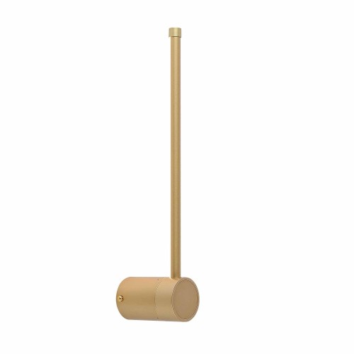 CÓD.6089 APLIQUE LED AÇO PINTADO DOURADO E DIFUSOR ACRÍLICO 40CM