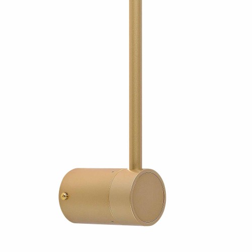 CÓD.6089 APLIQUE LED AÇO PINTADO DOURADO E DIFUSOR ACRÍLICO 40CM