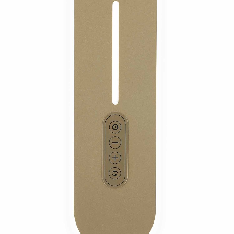 CÓD.6104 APLIQUE LED TÁCTIL ACERO PINTADO DORADO 30CM