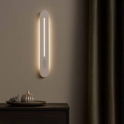 CÓD.6019 APLIQUE LED TÁCTIL ACERO PINTADO BLANCO 60CM